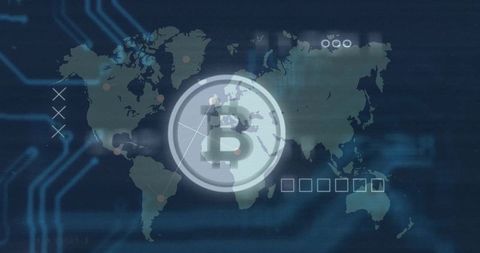 Global Bitcoin Network Overlay with Digital Circuits