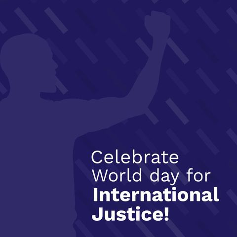 celebrate world day for international justice concept - Download Free Stock Templates Pikwizard.com