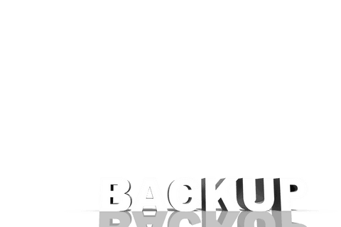 White Backup Text on Transparent Background with Shadow Effect - Download Free Stock Videos Pikwizard.com