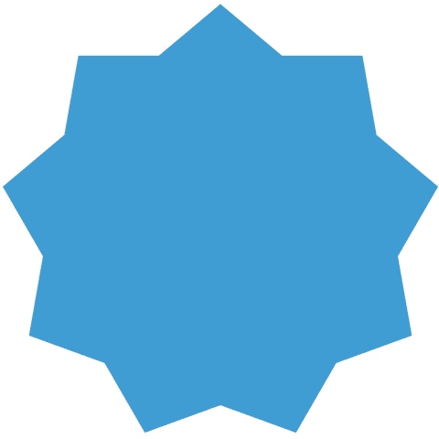 Abstract Blue Starburst Shape on Transparent Background - Download Free Stock Videos Pikwizard.com