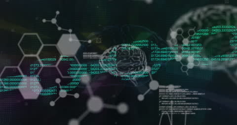 Futuristic Digital Network Security Background