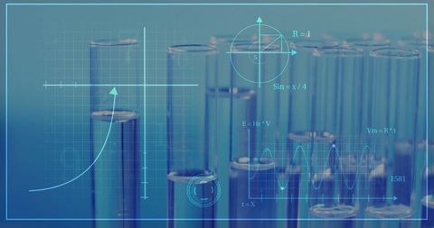 scientific data analytics with laboratory test tubes - Download Free Stock Images Pikwizard.com