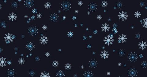 Elegant Falling Snowflakes on Black - Download Free Stock Images Pikwizard.com