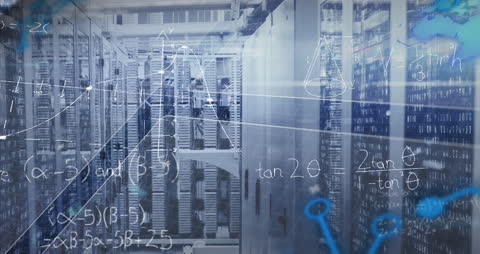 Data Processing Technology in Modern Server Room Concept