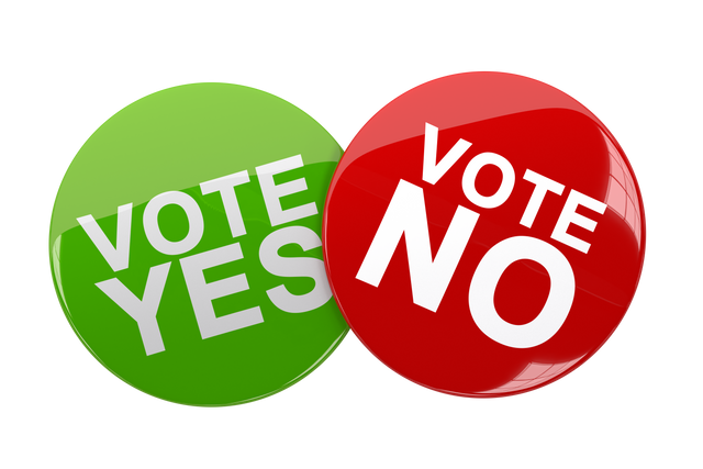 Transparent Vote Yes and Vote No Badges for Elections and Choice Communication - Download Free Stock Videos Pikwizard.com