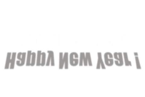 happy new year text with reflective effect on transparent background - Download Free Stock Videos Pikwizard.com