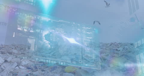 Holographic Data Panels Over Landfill: Environment and Technology