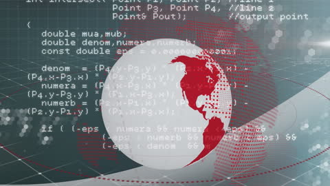 Global Technology Animation with Cyberspace Data Flow