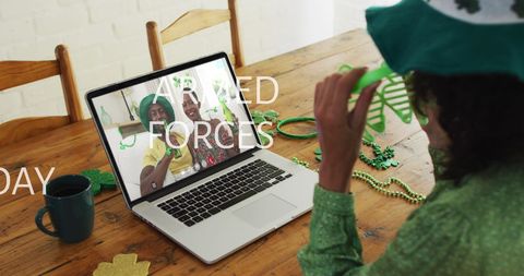 Virtual Celebration with Friends on Video Call