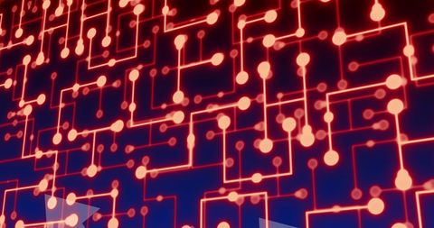 Digital Network Grid Pattern with Global Connectivity Theme - Download Free Stock Images Pikwizard.com