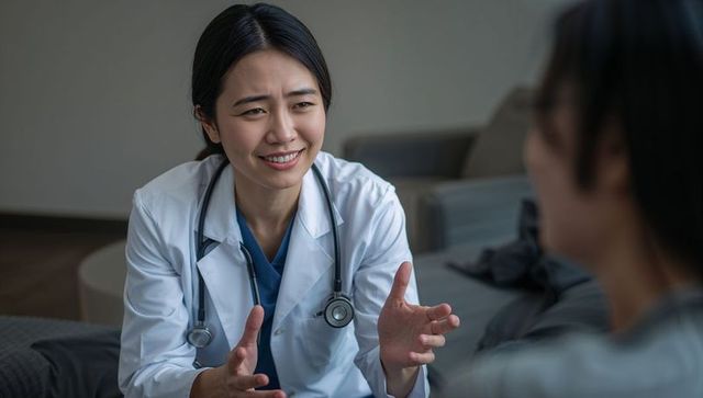 Healthcare Professional Empathetically Consulting Patient