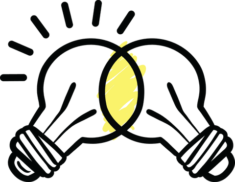 intersecting light bulbs icon on transparent background for creative ideas - Download Free Stock Videos Pikwizard.com