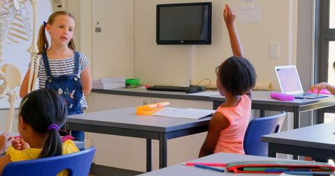 Diverse Classroom Interaction with Skeleton Model Learning - Download Free Stock Images Pikwizard.com