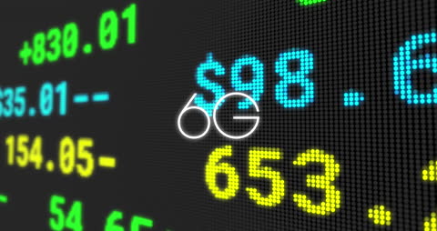 Animation Concept with 6G and Stock Market Data
