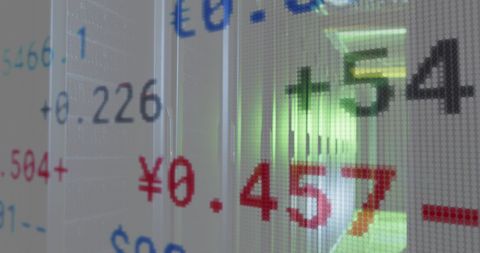 Digital Currency Numbers on Transparent Data Screen - Download Free Stock Images Pikwizard.com