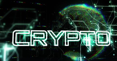 digital cryptocurrency innovation with global network concept - Download Free Stock Images Pikwizard.com