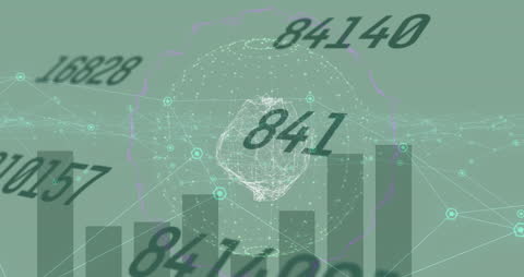 Digital Scanning Technology with Moving Data Numbers