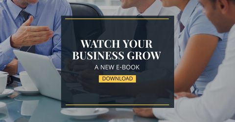 Business Growth E-book Promotion with Collaborative Team Meeting - Download Free Stock Templates Pikwizard.com