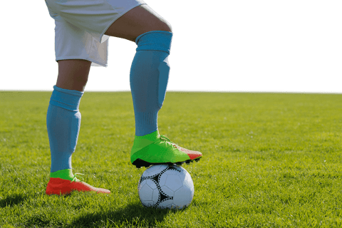 hispanic football gamer in action on transparent grass field - Download Free Stock Videos Pikwizard.com