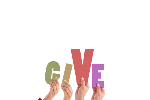 transparent hands holding colorful letters g i v e - Download Free Stock Videos Pikwizard.com