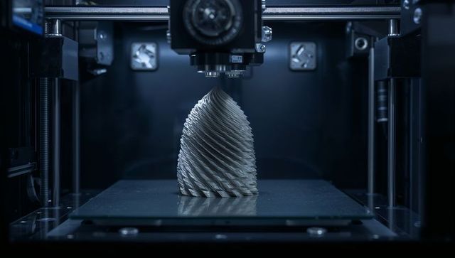 Helical spiral object printing in 3d printer chamber