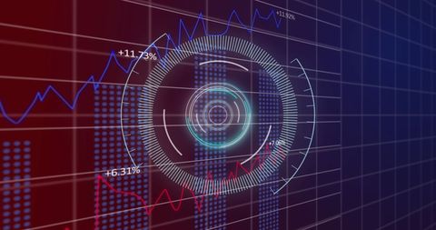 Digital Data Analysis Interface with Graphs and Scope - Download Free Stock Images Pikwizard.com
