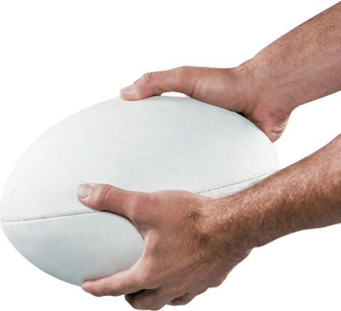 transparent grip on rugby ball player's hands detail - Download Free Stock Videos Pikwizard.com