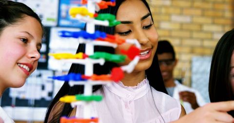 Schoolchildren Conducting Science Experiment in Classroom Laboratory - Download Free Stock Images Pikwizard.com