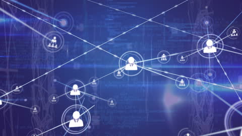 Global Network of Connections Over Digital Data Interface