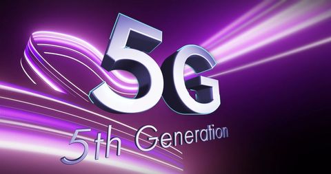 5G Technology with Futuristic Design Elements