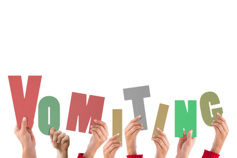 Hands Raising Vomiting Text with Transparent Background - Download Free Stock Videos Pikwizard.com
