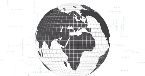 Digital Data Processing Globe for Global Technology Concept - Download Free Stock Images Pikwizard.com
