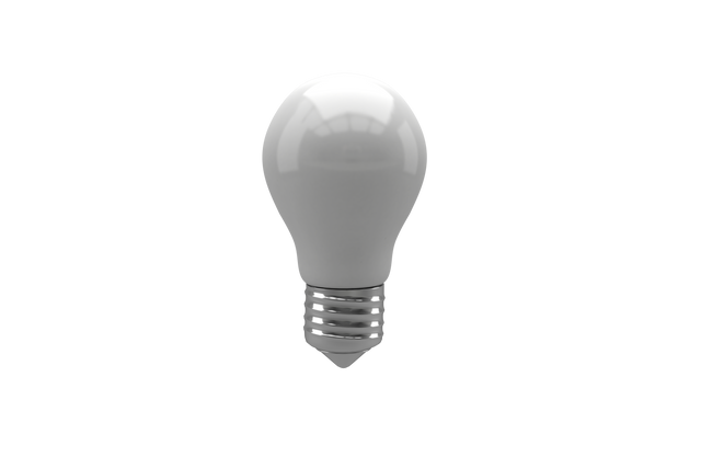 Transparent Incandescent Bulb Floating Isolated on White Background - Download Free Stock Videos Pikwizard.com