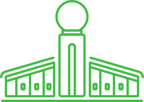 Green Abstract Vector Architectural Shapes on Transparent Background - Download Free Stock Videos Pikwizard.com
