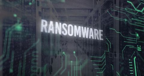 Ransomware Threat in Data Center with Digital Circuit Overlay