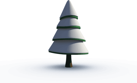 transparent snow covered winter christmas tree on blue background - Download Free Stock Videos Pikwizard.com