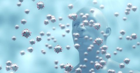 3D Visualization of Coronavirus Particles Impacting Human Health