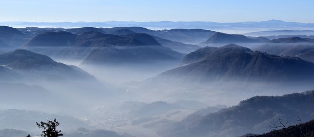 Misty Mountain Ranges at Dawn - Download Free Stock Photos Pikwizard.com