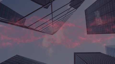 Digital Transformation Over Modern Urban Skyline