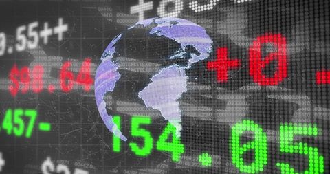 Global Economy Concept with Digital Stock Market Data - Download Free Stock Images Pikwizard.com