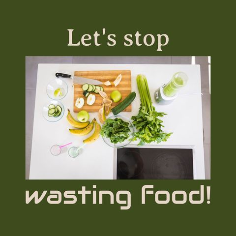 encouraging food conservation with fresh produce on kitchen counter - Download Free Stock Templates Pikwizard.com