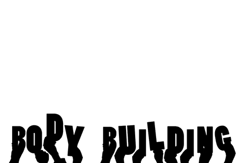 body building motivation text on transparent background - Download Free Stock Videos Pikwizard.com