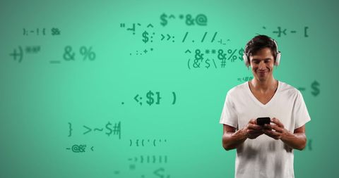 Male Professional Engages with Digital Tools and Data - Download Free Stock Images Pikwizard.com