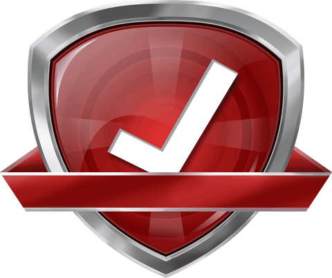 red transparent security shield with check mark symbol - Download Free Stock Videos Pikwizard.com