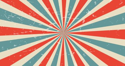 Retro Radial Rays in Red and Blue for Vintage Displays - Download Free Stock Images Pikwizard.com