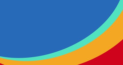 Vibrant Abstract Colors with Blue Background