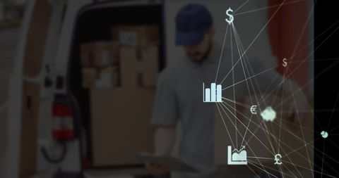 Digital Network Overlay on Delivery Logistic Workflow