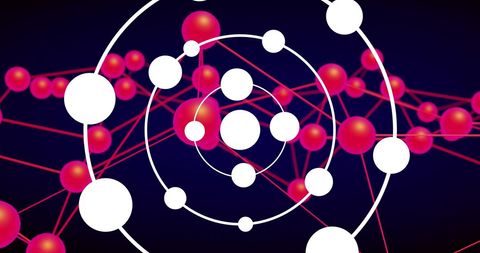 Futuristic Molecular Network with Digital Connections - Download Free Stock Images Pikwizard.com
