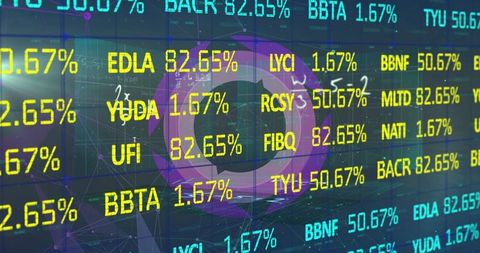 Futuristic Cryptocurrency Dashboard with Token Icon