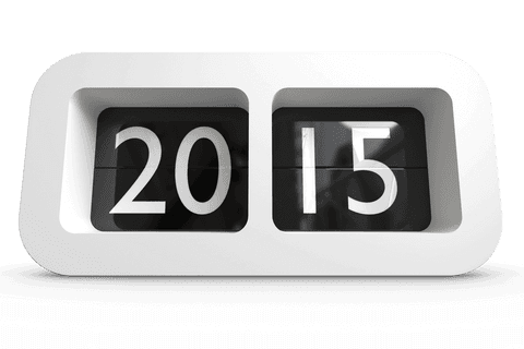 transparent digital flip clock displaying year 2015 - Download Free Stock Videos Pikwizard.com